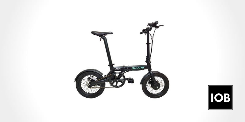 4 Melhor Bicicleta Eletrica SKAPE Bicicleta Elétrica Dobrável Mini