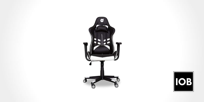 Cadeira Gamer Prime­X Preto:Branco